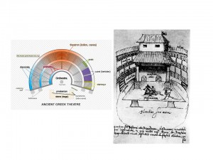 Or was this a remediation of theatre again?  16th Cenury style