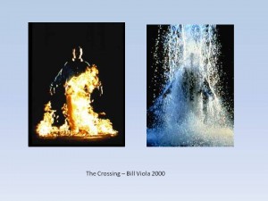 A very strong influence - Bill Viola's (National Gallery) Overwhelming