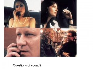 Mike Figgis's Timecode, uses a looser sense of synchronised sound and is intended to be seen on a flat screen, unlike Echo, which is a surround experience.