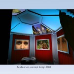 Here's an illustration of the way in which this surround staging might work