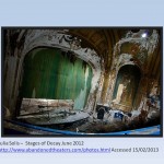 Drawing attention to theatre as the museum of the 19th century