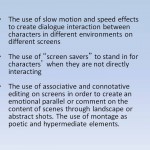 Techniques of shooting