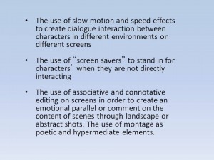 Techniques of shooting