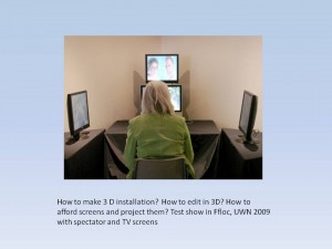 Demo of the screens in operation