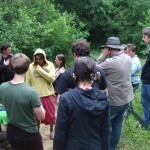 Jaffer surrounded by crew