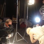 Humphry films Bethan (Female Tiresias) bowing