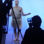 Greg Upham (Male Tiresias) about to bow