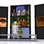 Design 2b. Video projection. Portable screens