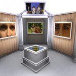 Design 3b. Variation on plasma screens, mini temple